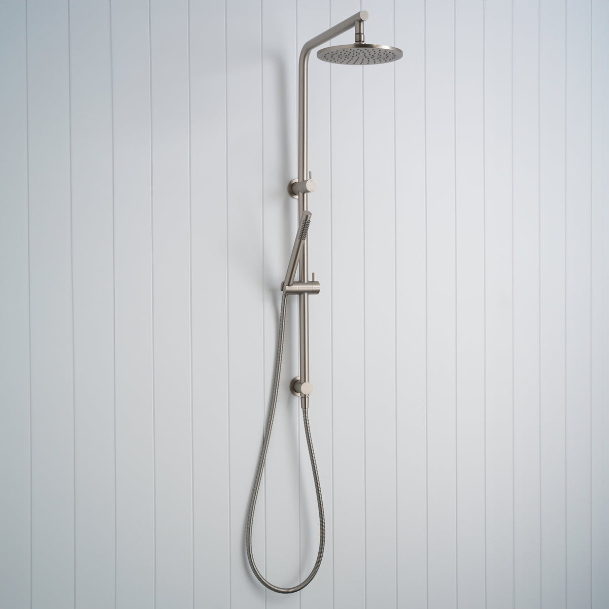 Corsica Dual Shower Head Brushed Nickel