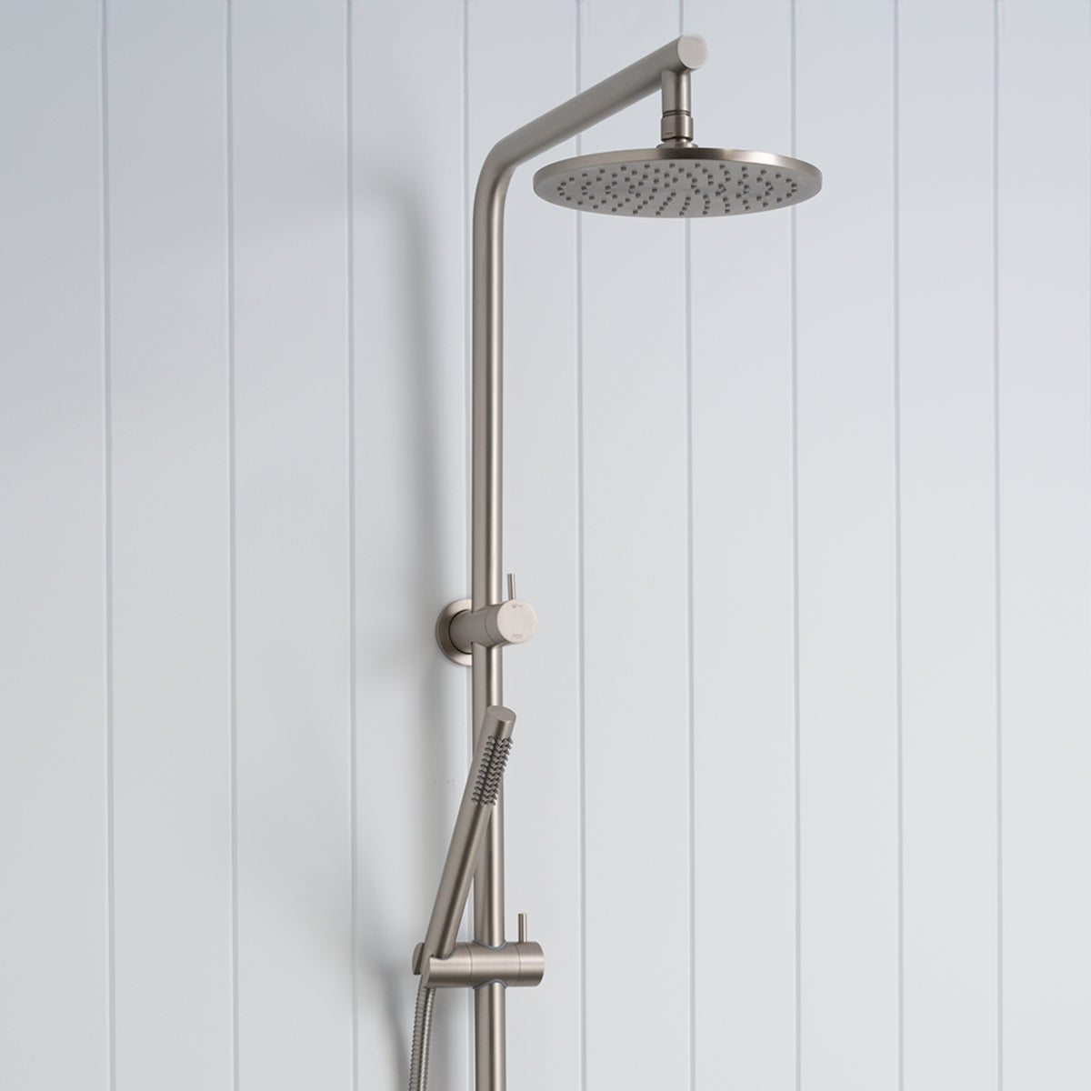 Corsica Dual Shower Head Brushed Nickel