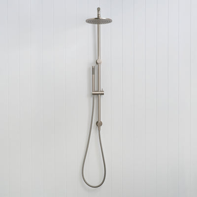 Corsica Dual Shower Head Brushed Nickel