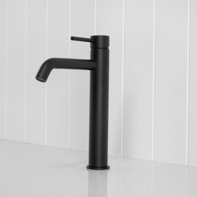 Vienna Tall Basin Mixer Matte Black