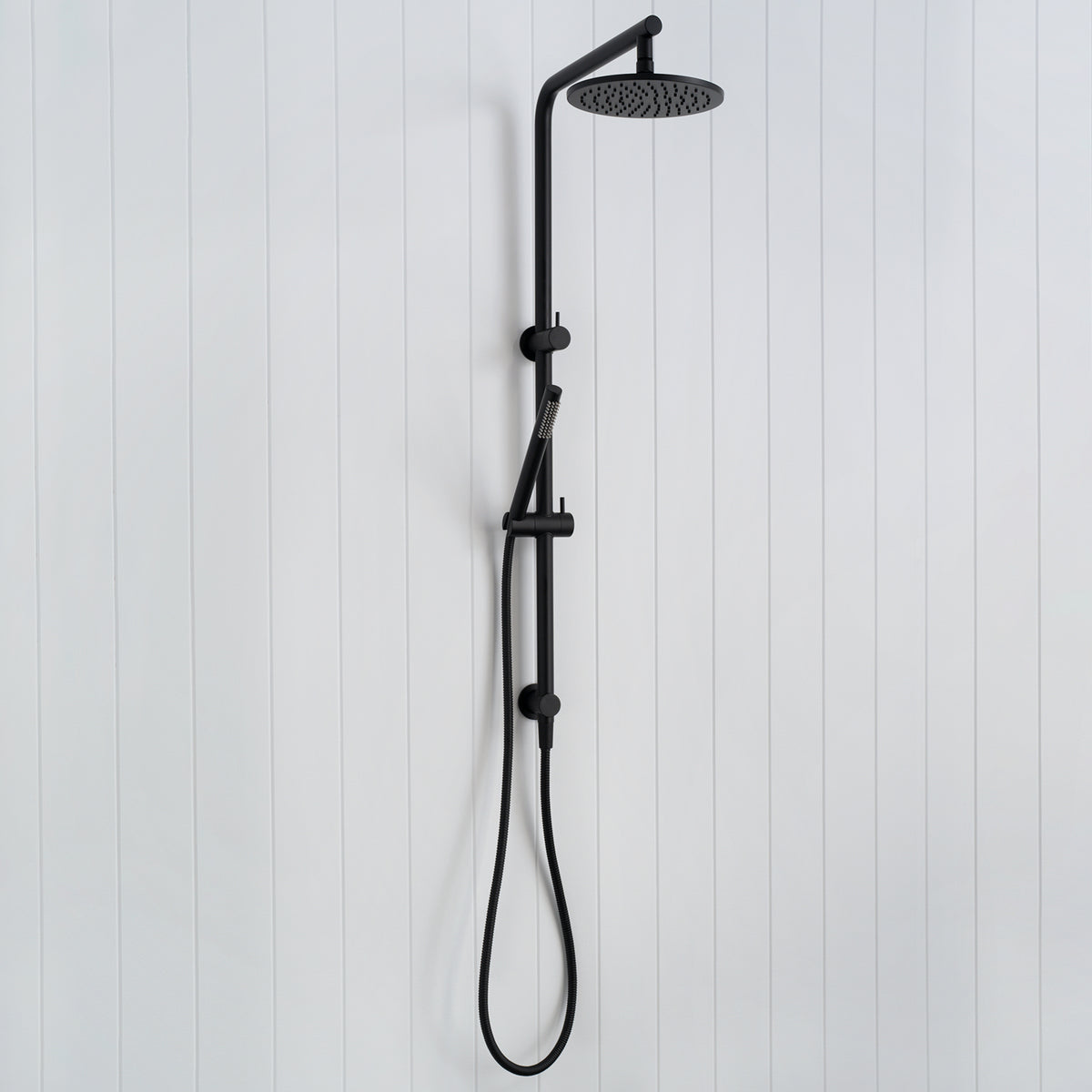 Corsica Dual Shower Head Matte Black