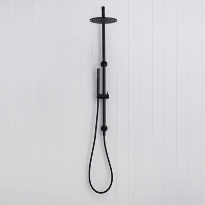 Corsica Dual Shower Head Matte Black