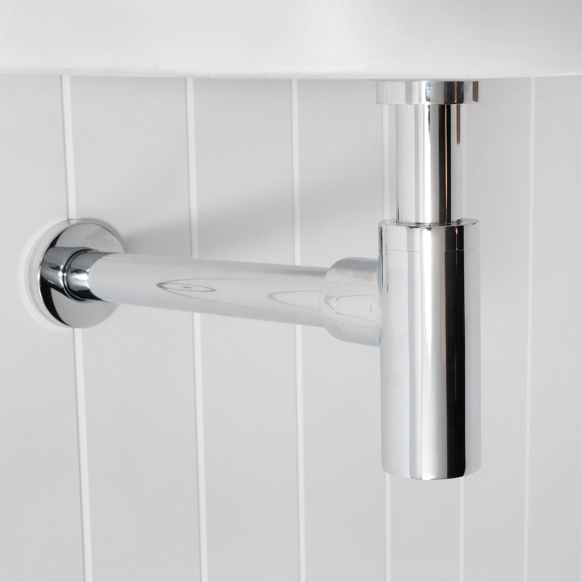 Firenze Basin Bottle Trap - Chrome