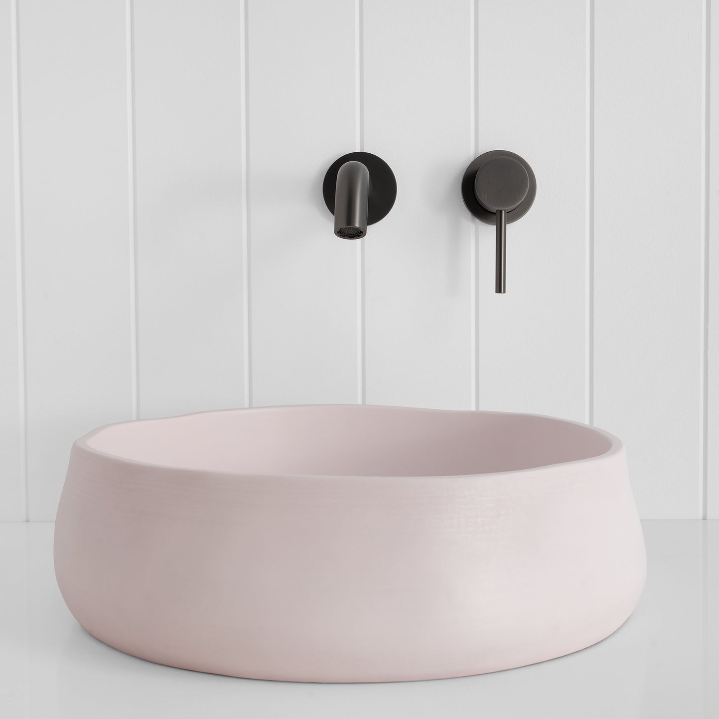 Milano Wall Spout Plus Wall Mixer -Gunmetal