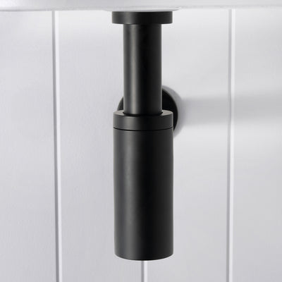 Firenze Basin Bottle Trap - Matte Black