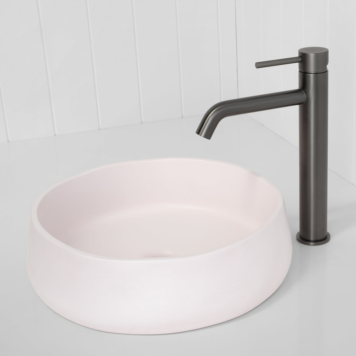 Vienna Tall Basin Mixer Gunmetal