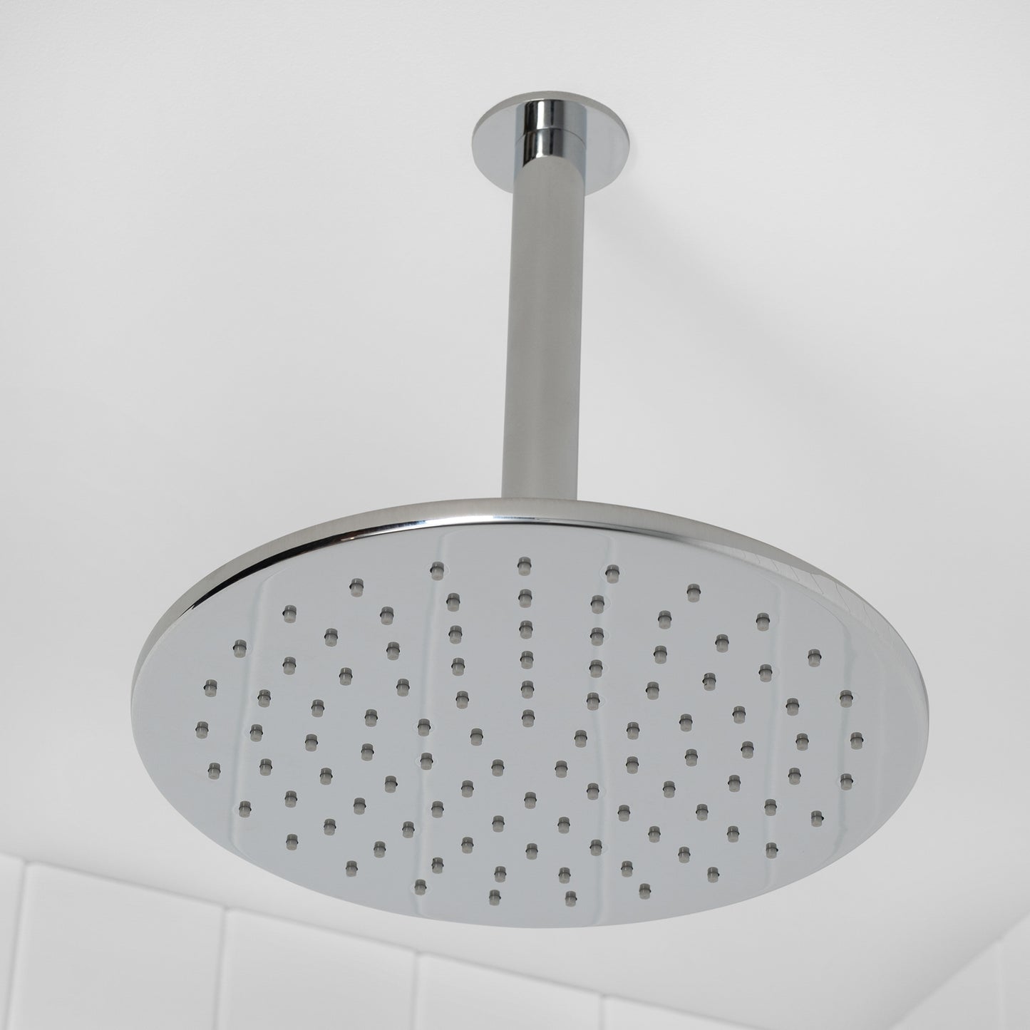 Lyon Ceiling Shower Arm and Head Chrome