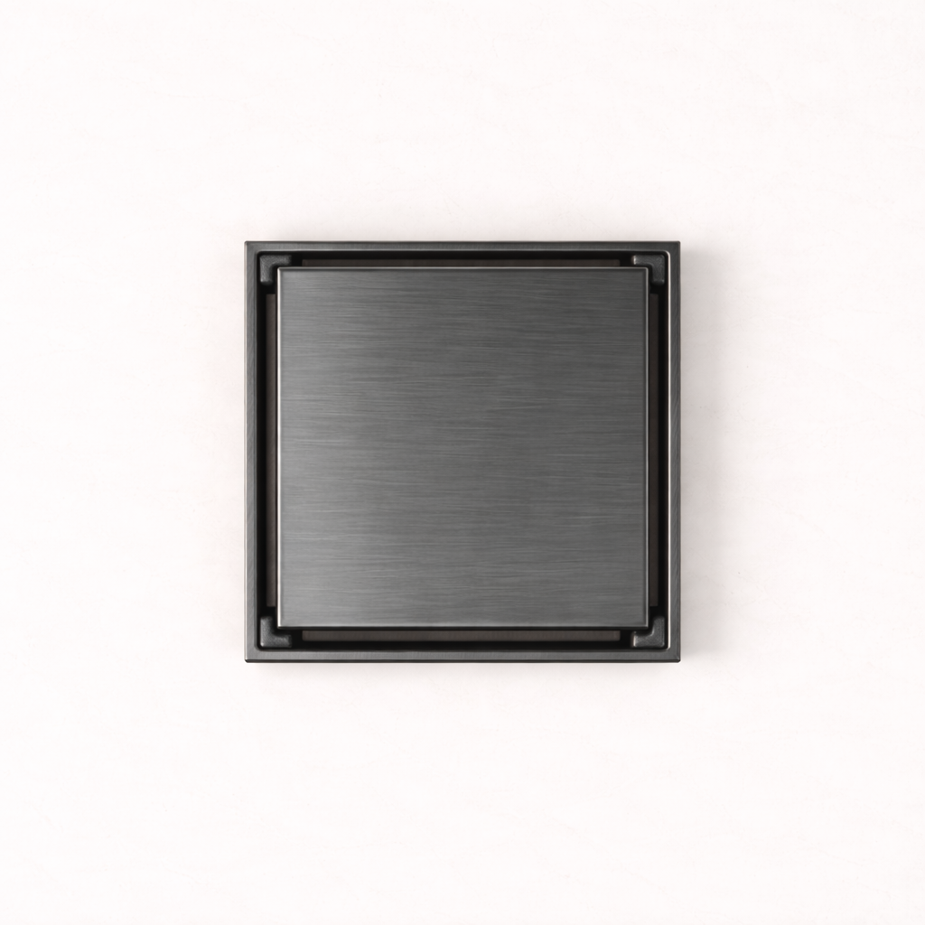 Granada Tile Insert Floor Waste Gun Metal