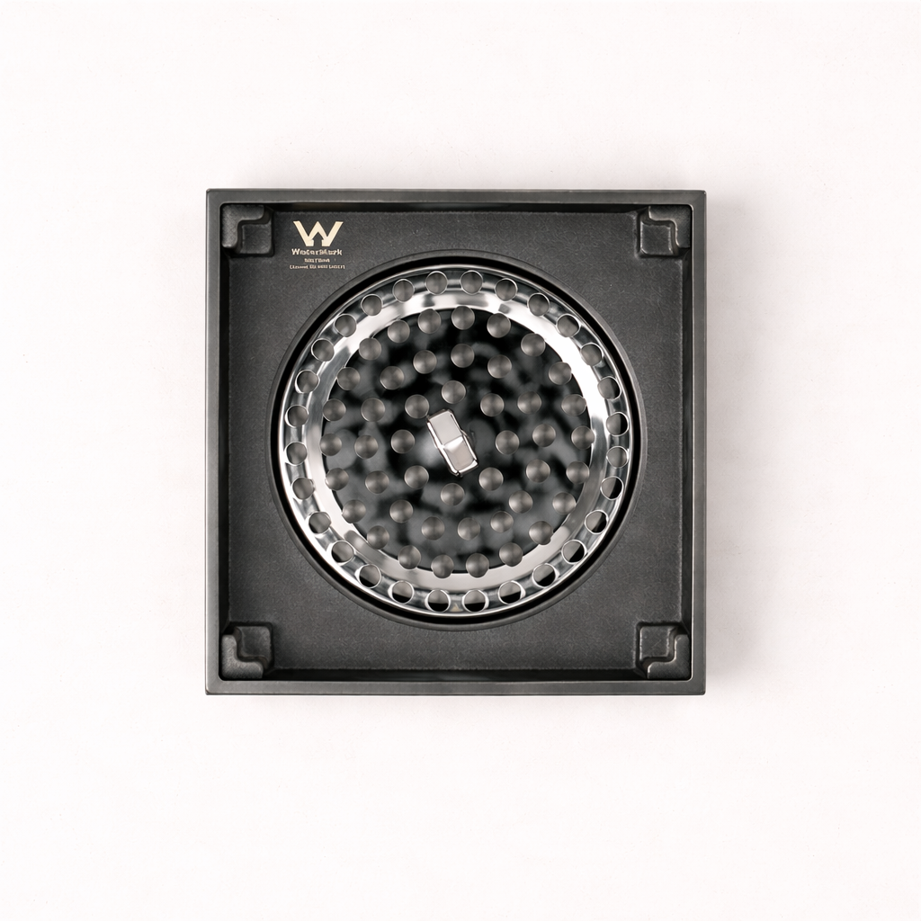 Granada Tile Insert Floor Waste Gun Metal