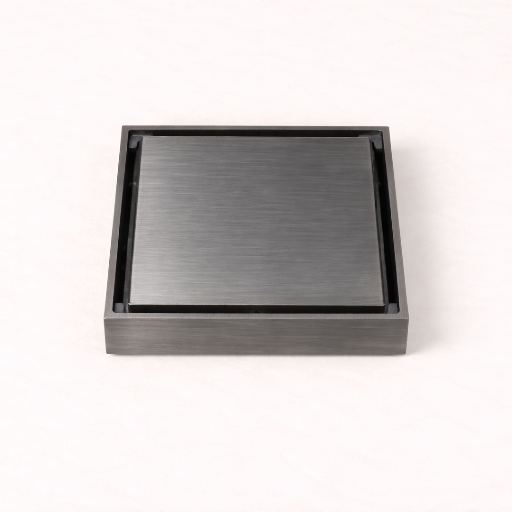 Granada Tile Insert Floor Waste Gun Metal