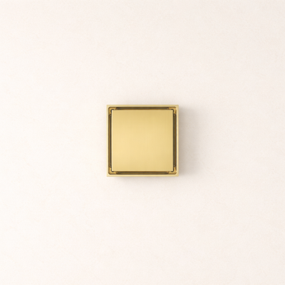 Granada Tile Insert Floor Waste Brushed Brass