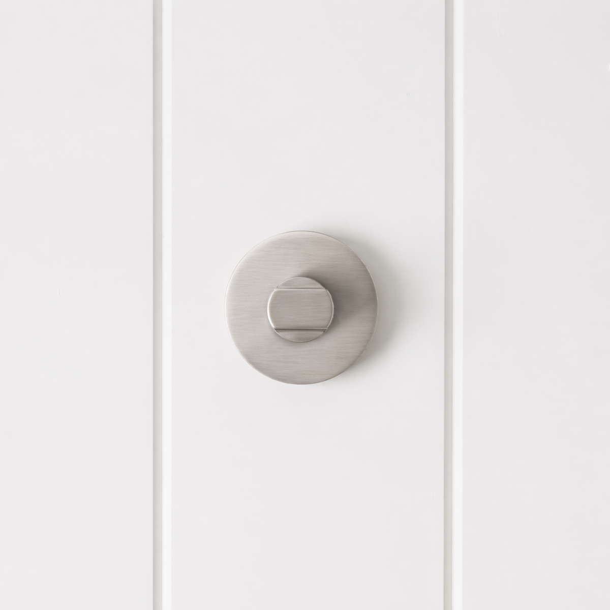 Prague Door Lock Brushed Nickel