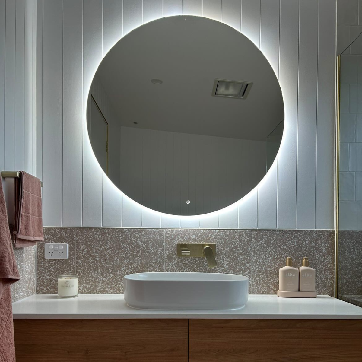 Amalfi Ambient LED Mirror