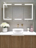 Milan Rectangular LED Bathroom Mirror Cabinet