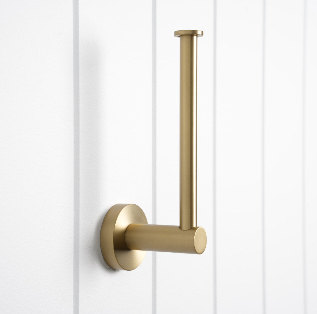 Lille Toilet Roll Holder - Brushed Brass