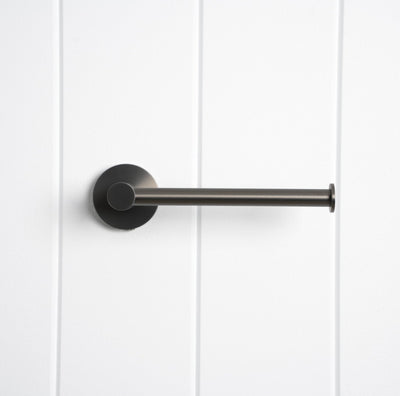 Lille Toilet Roll Holder - Brushed Gun Metal