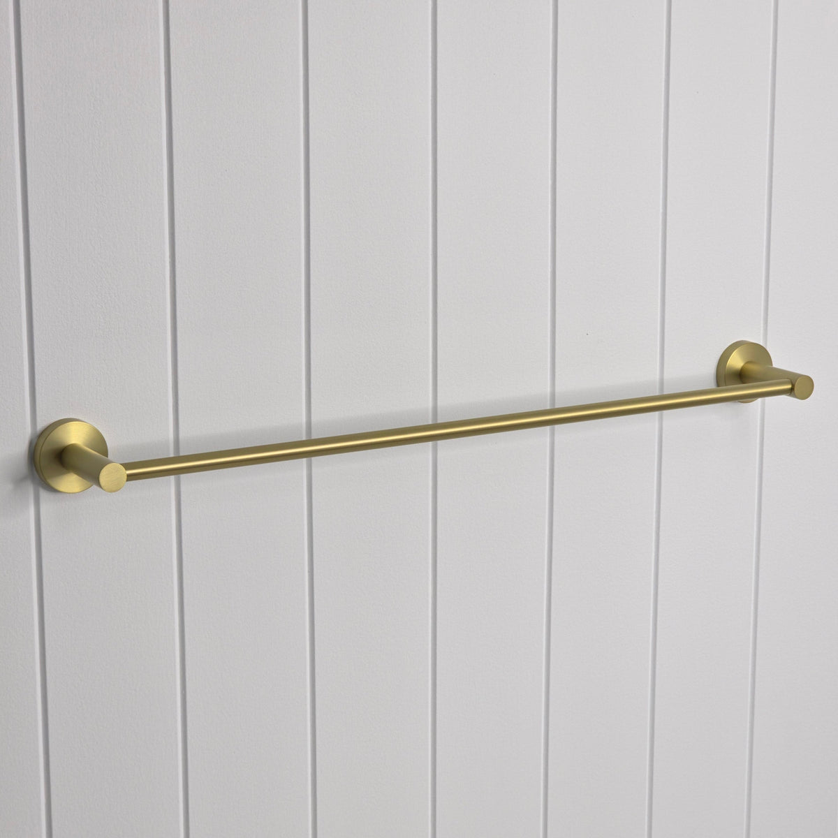 Provence 600mm Single Towel Rail Brushed Brass