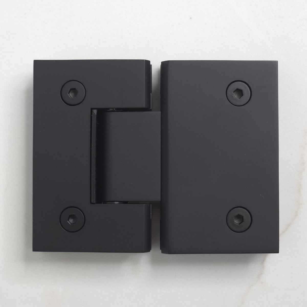 Geneva Shower Hinge Glass to Glass Matte Black