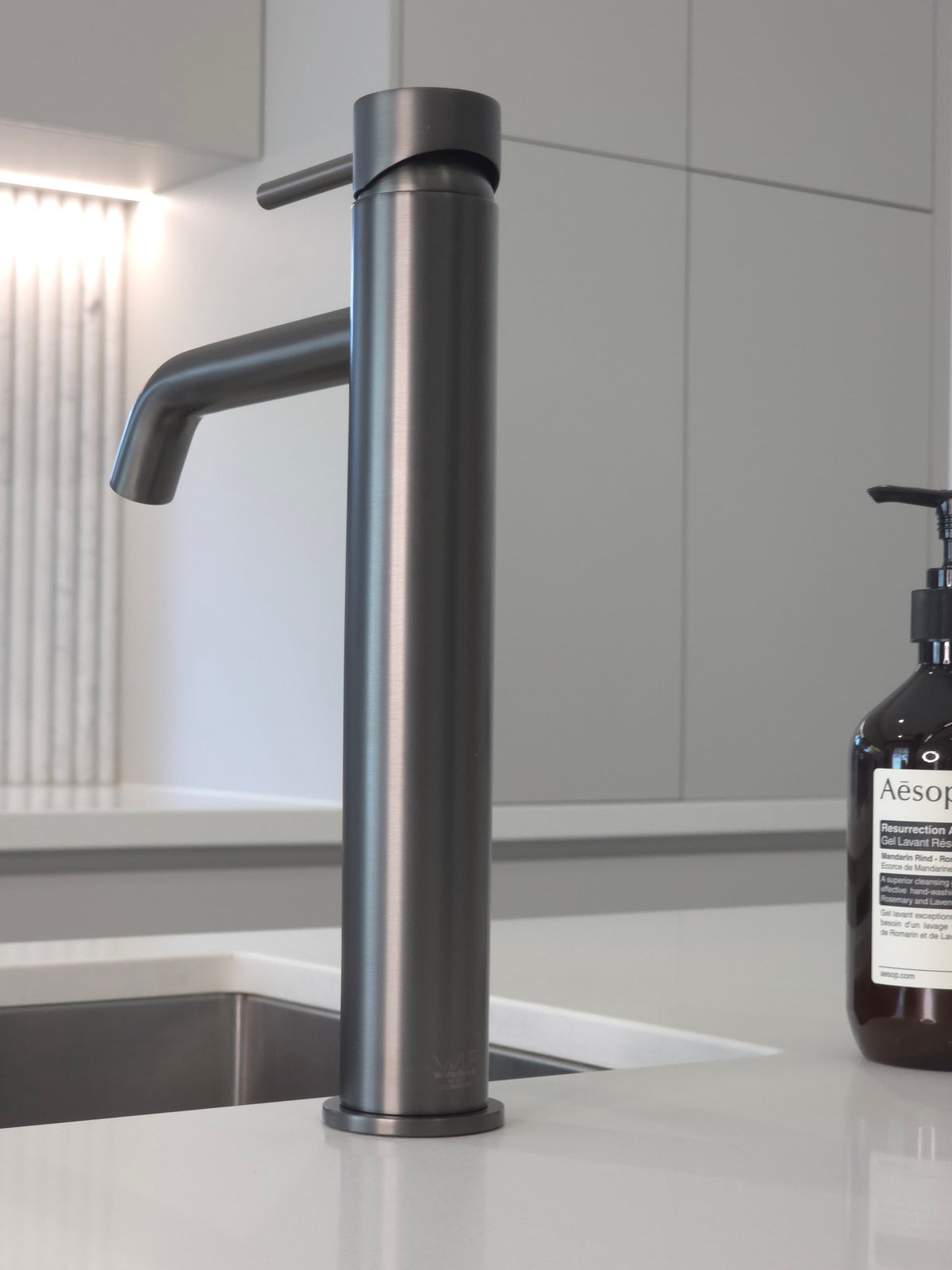 Vienna Tall Basin Mixer Gunmetal