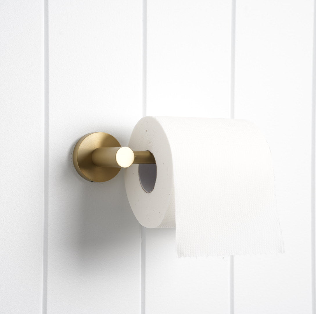 Lille Toilet Roll Holder - Brushed Brass