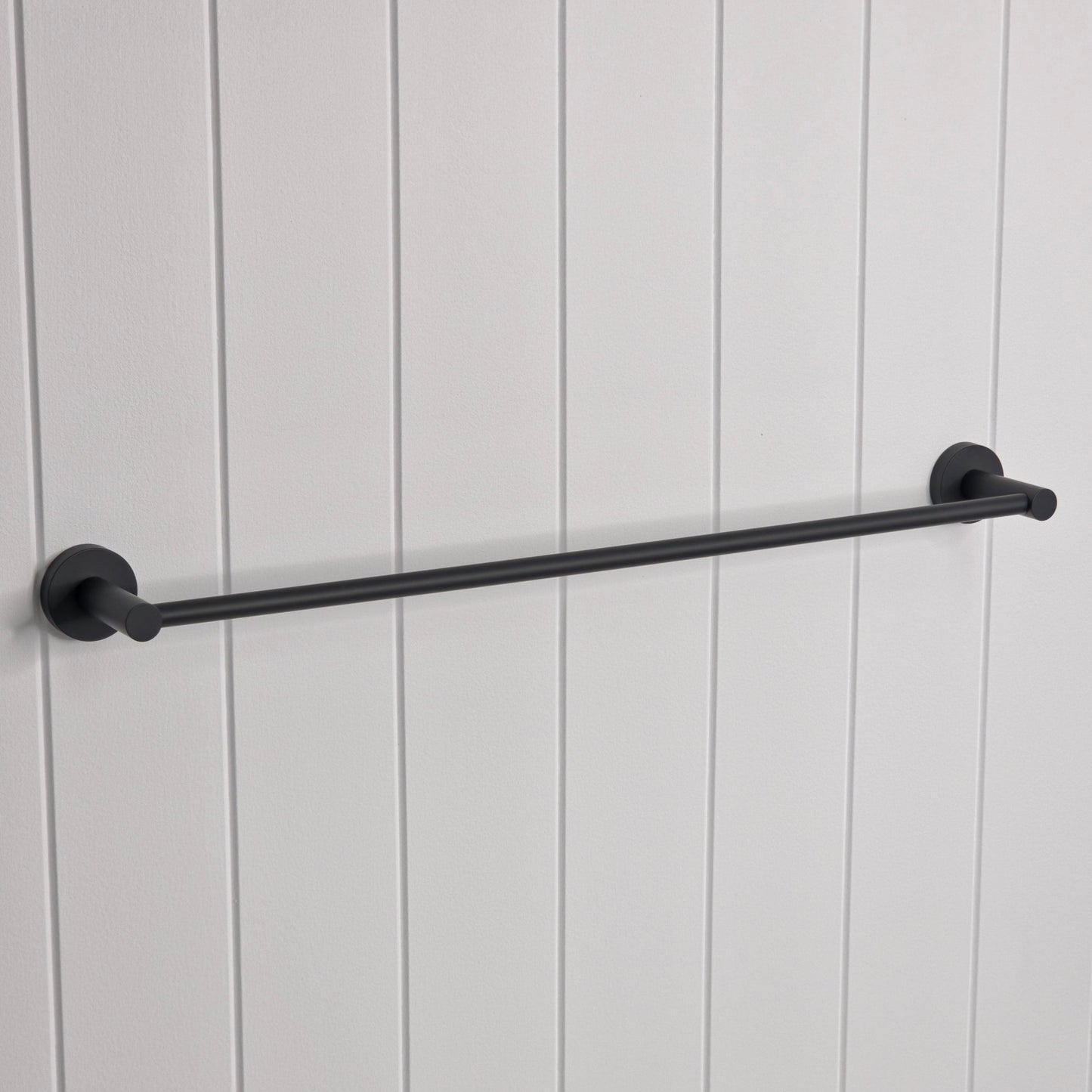 Provence 600mm Single Towel Rail Matte Black