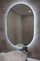 Lit Oval LED mirror