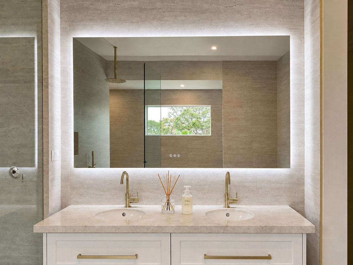 How to Clean an LED Bathroom Mirror (and Stop It Fogging)