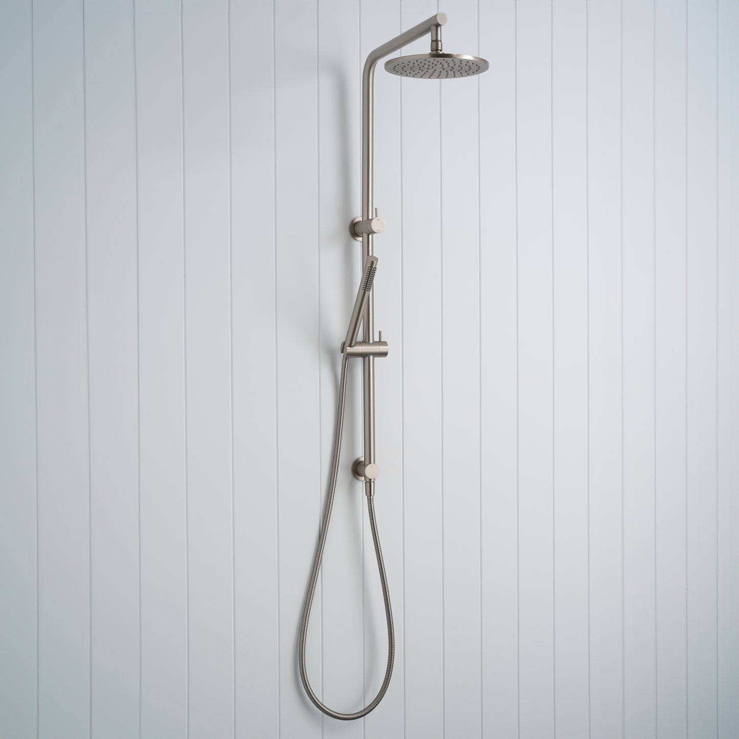 Corsica Dual Shower Head Brushed Nickel