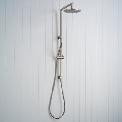 Corsica Dual Shower Head Brushed Nickel
