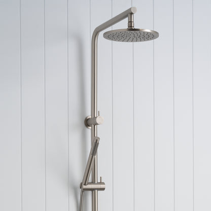 Corsica Dual Shower Head Brushed Nickel