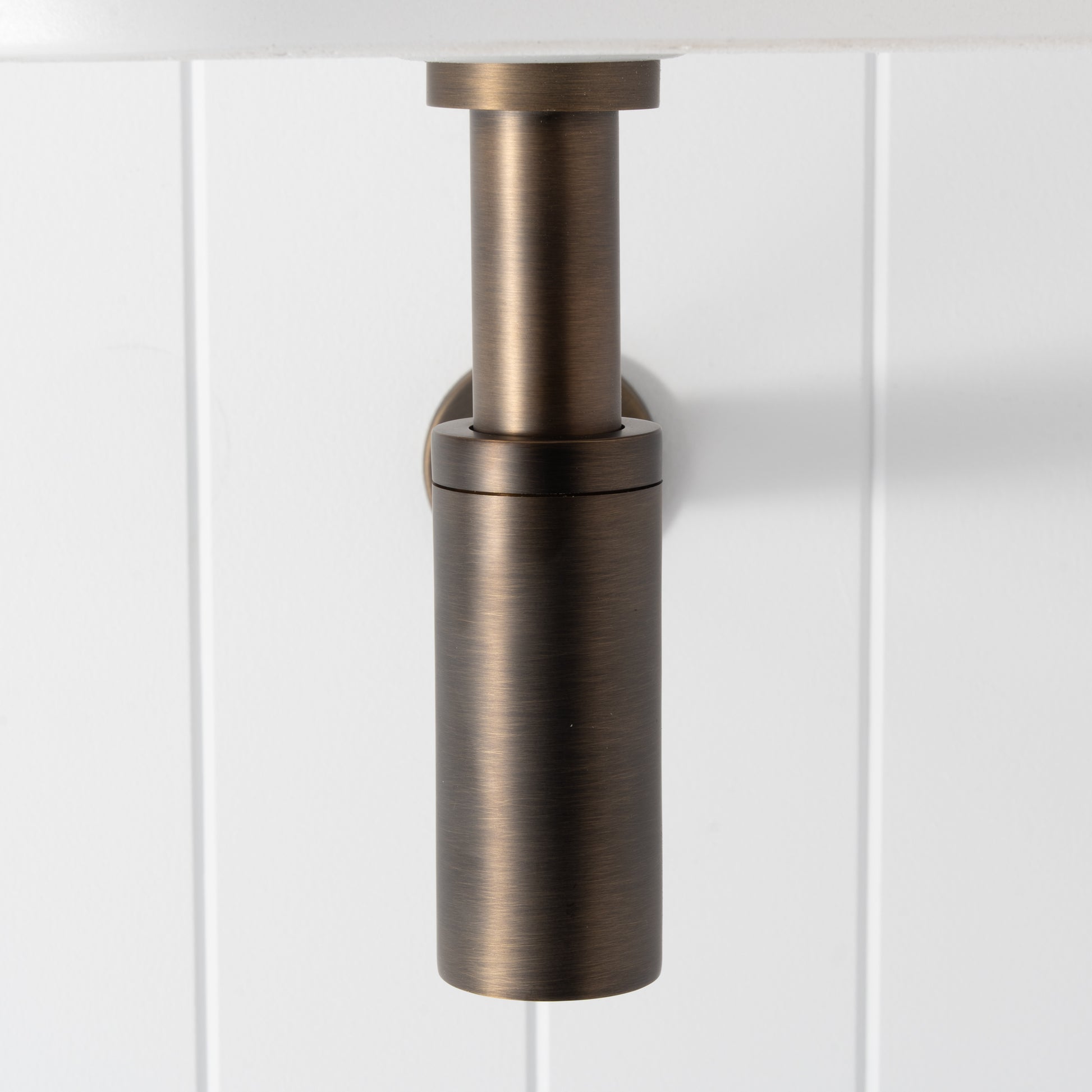 Firenze Basin Bottle Trap - Antique Brass