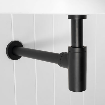 Firenze Basin Bottle Trap - Matte Black