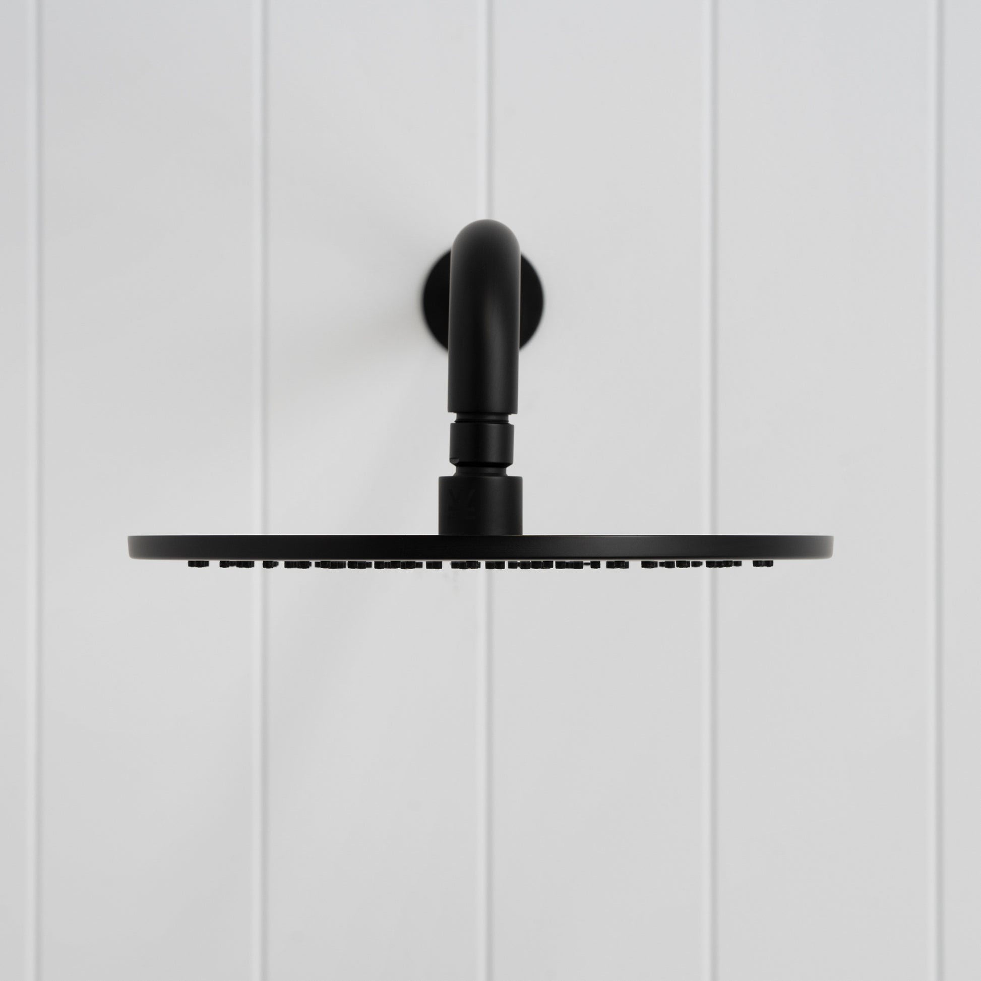 Bordeaux Wall Mounted Shower Head with Arm - Matte Black