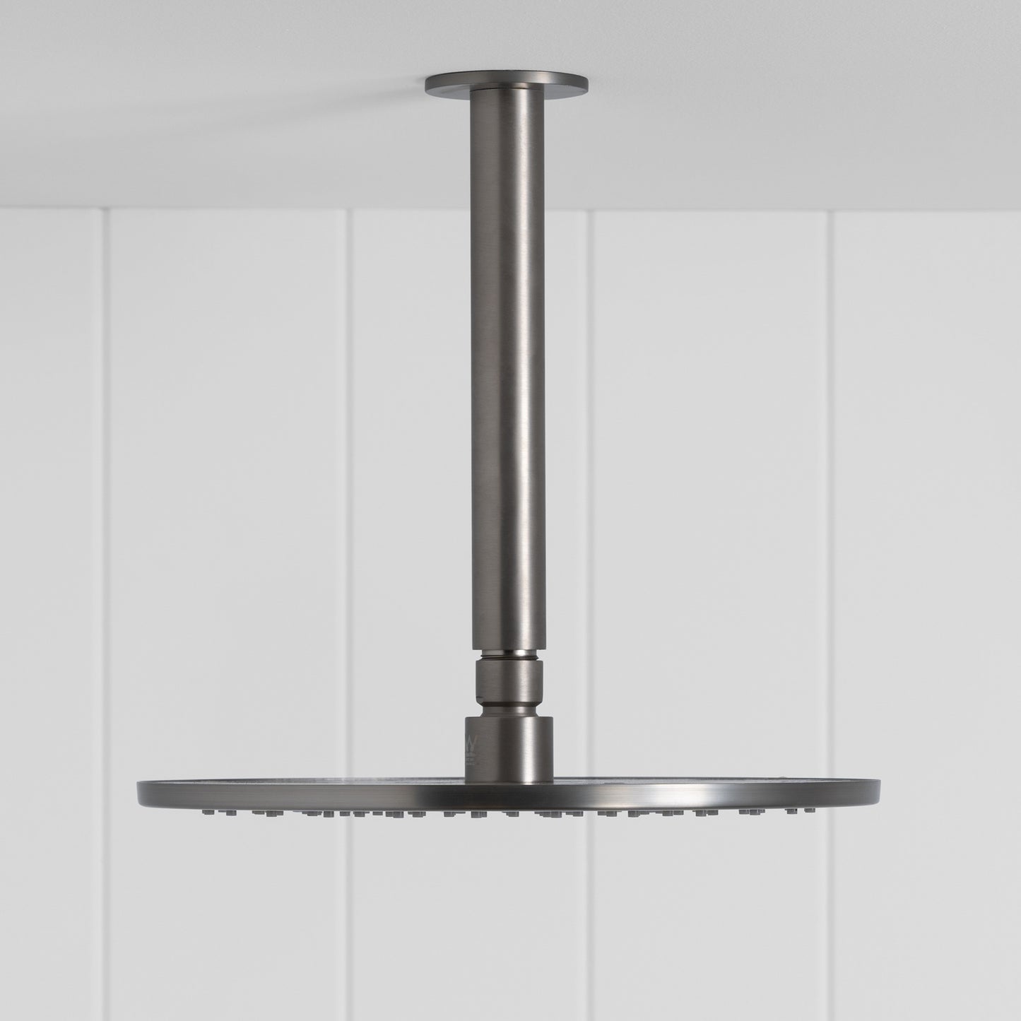 Lyon Ceiling Shower Arm and Head Brushed Nickel