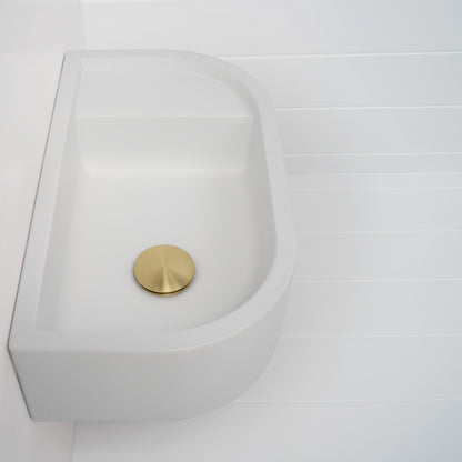 Lisbon Pop Up Basin Waste Brushed Brass
