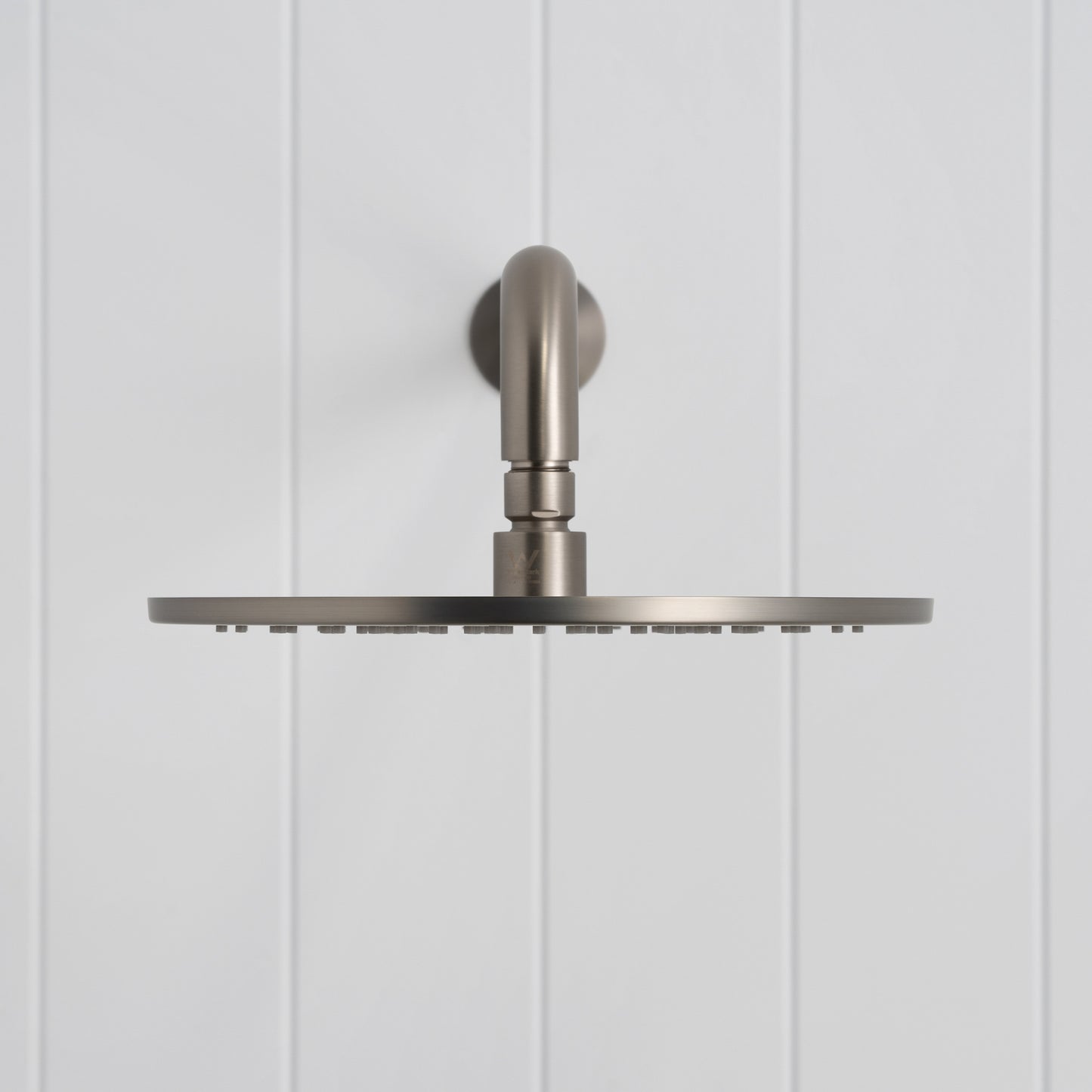 Bordeaux Wall Mounted Shower Head with Arm Brushed Nickel