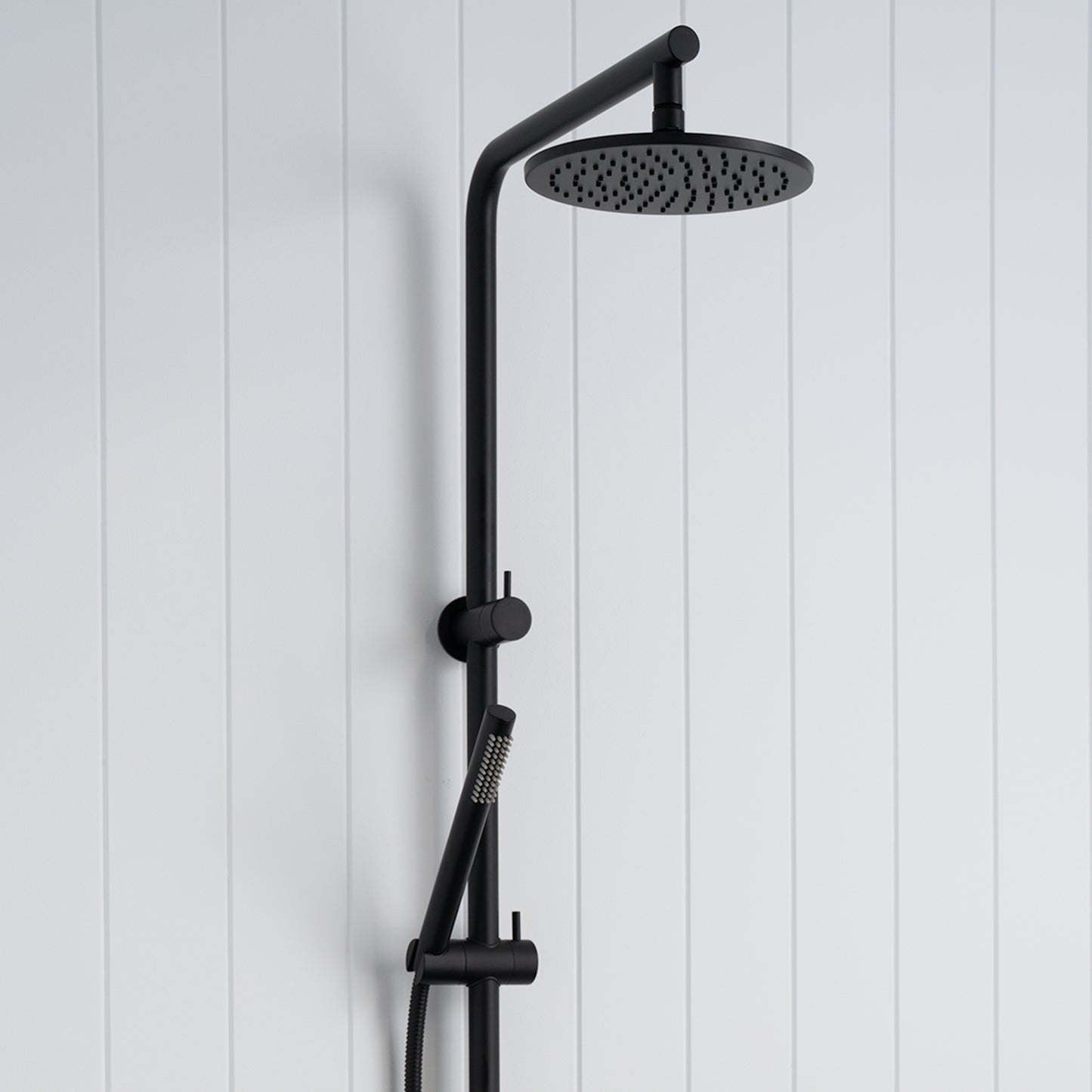 Corsica Dual Shower Head Matte Black