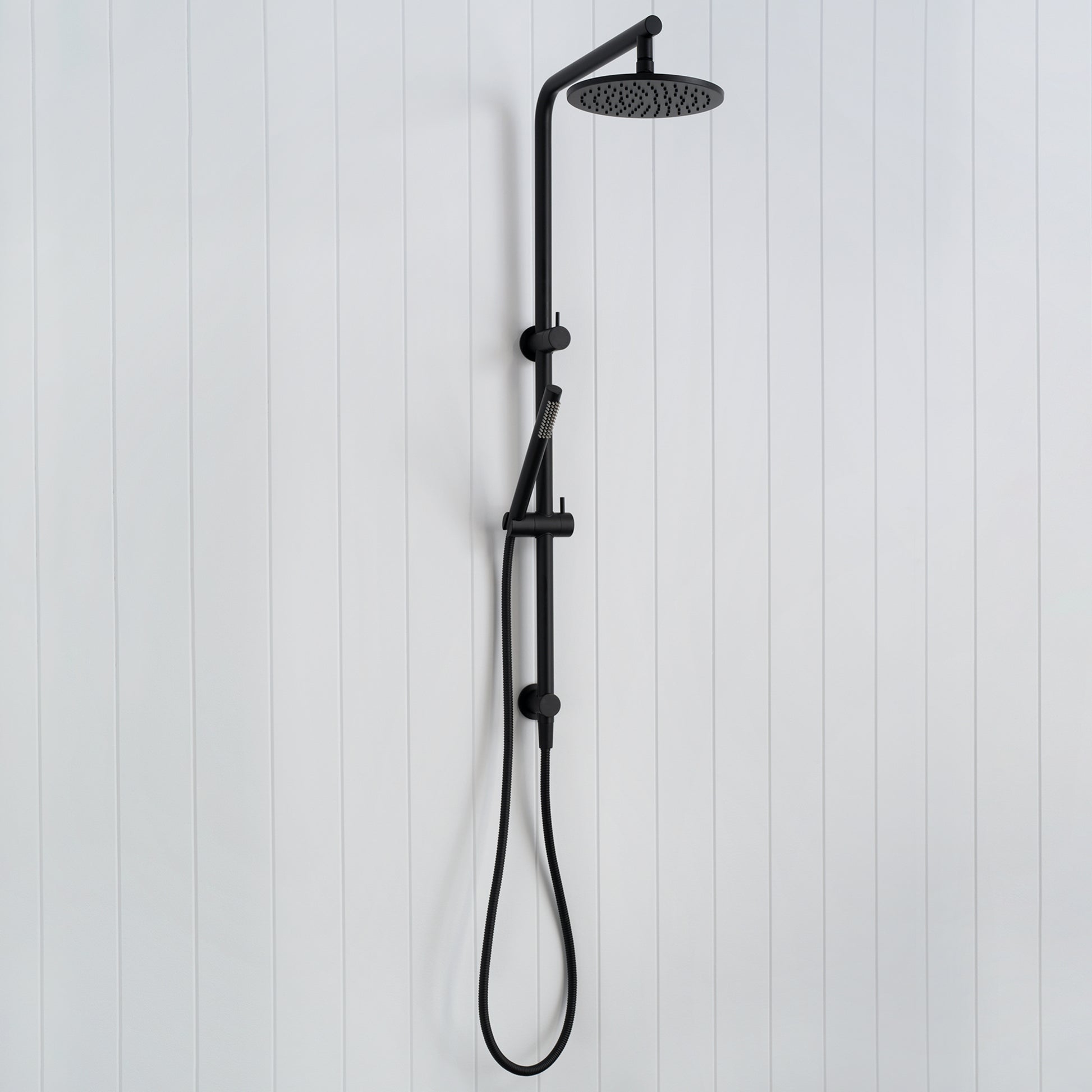 Corsica Dual Shower Head Matte Black