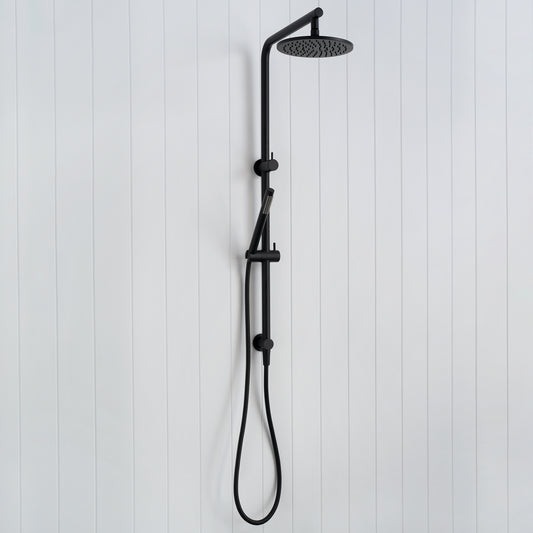 Corsica Dual Shower Head Matte Black