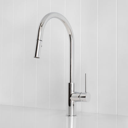 Porto Pull-Out Kitchen Mixer Chrome