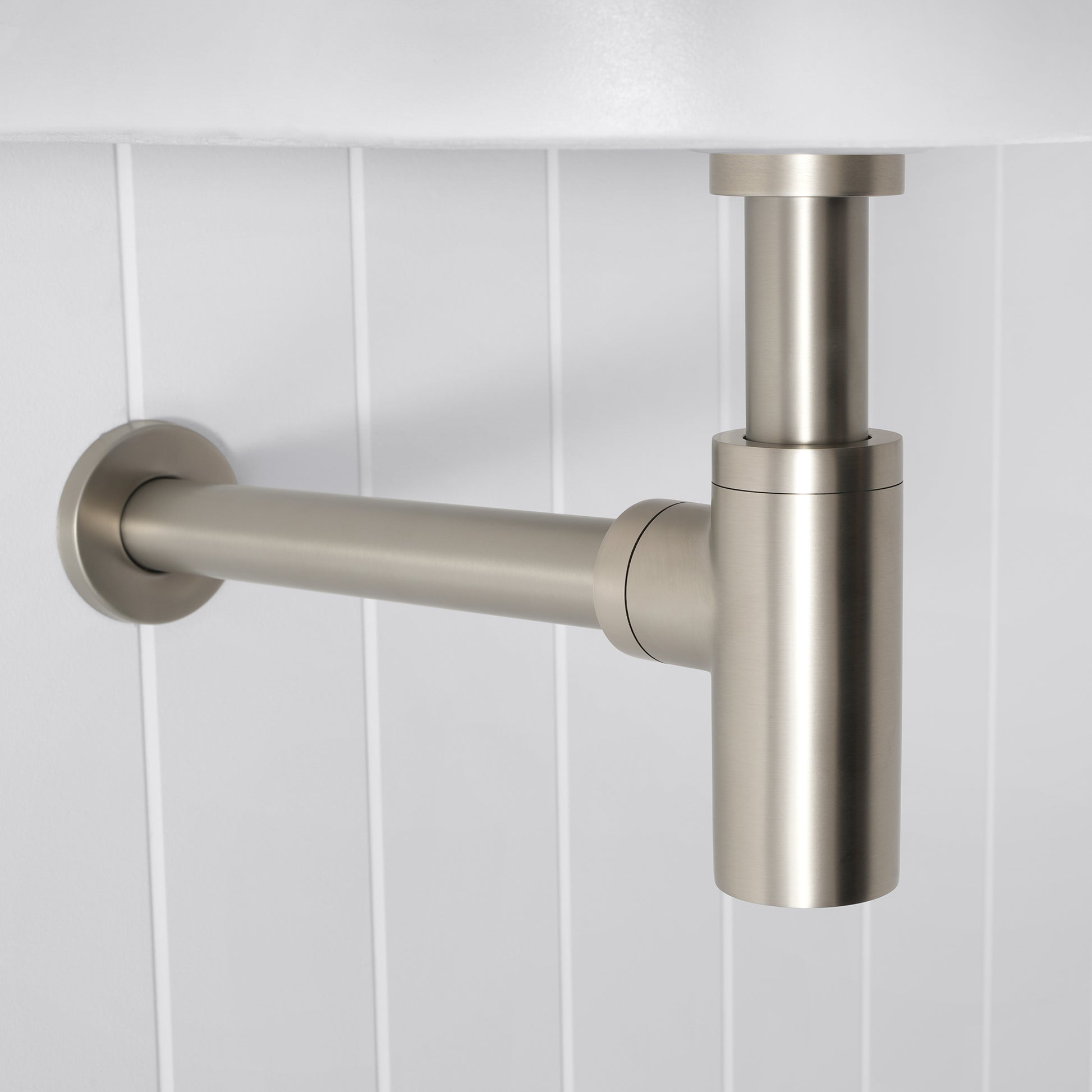 Firenze Basin Bottle Trap - Brushed Nickel