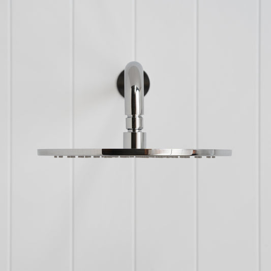 Bordeaux Wall Mounted Shower Head with Arm Chrome