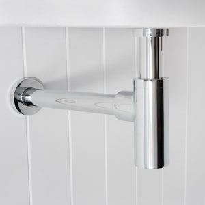 Firenze Basin Bottle Trap — Chrome