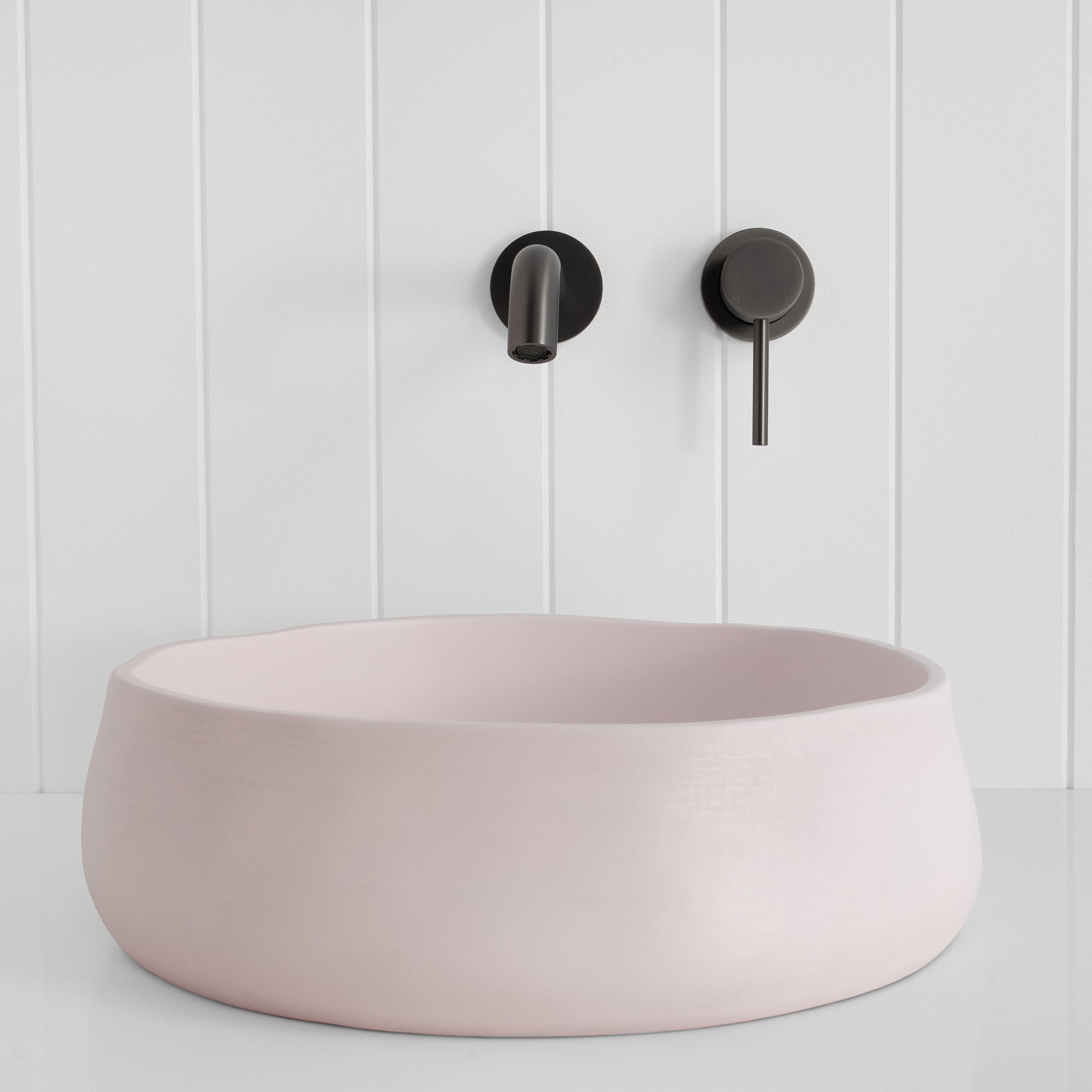Milano Wall Spout Plus Wall Mixer -Gunmetal