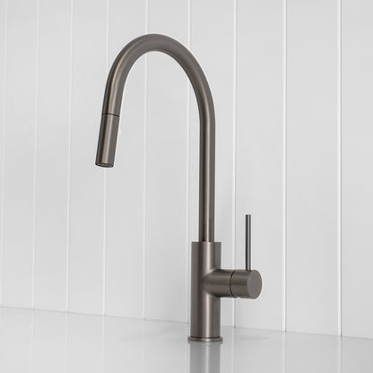 Porto Pull-Out Kitchen Mixer Gunmetal