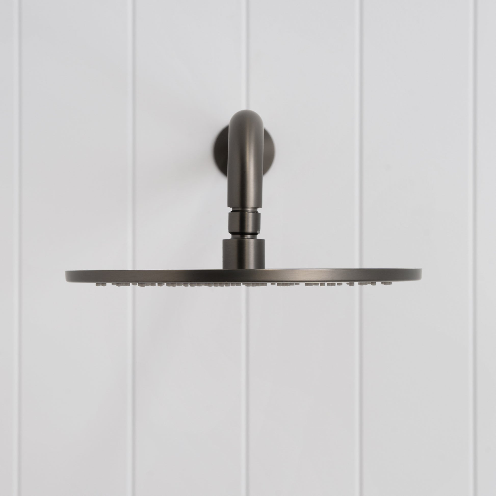 Bordeaux Wall Mounted Shower Head with Arm Gunmetal