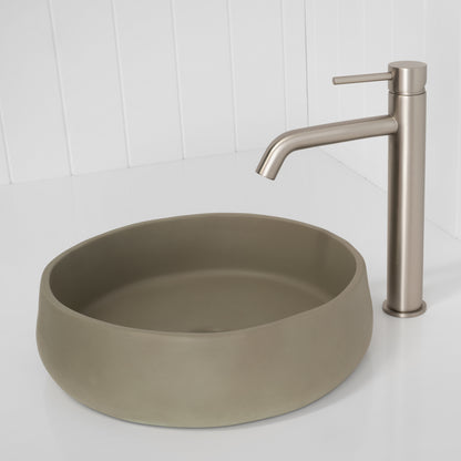 Vienna Tall Basin Mixer Brushed Nickel