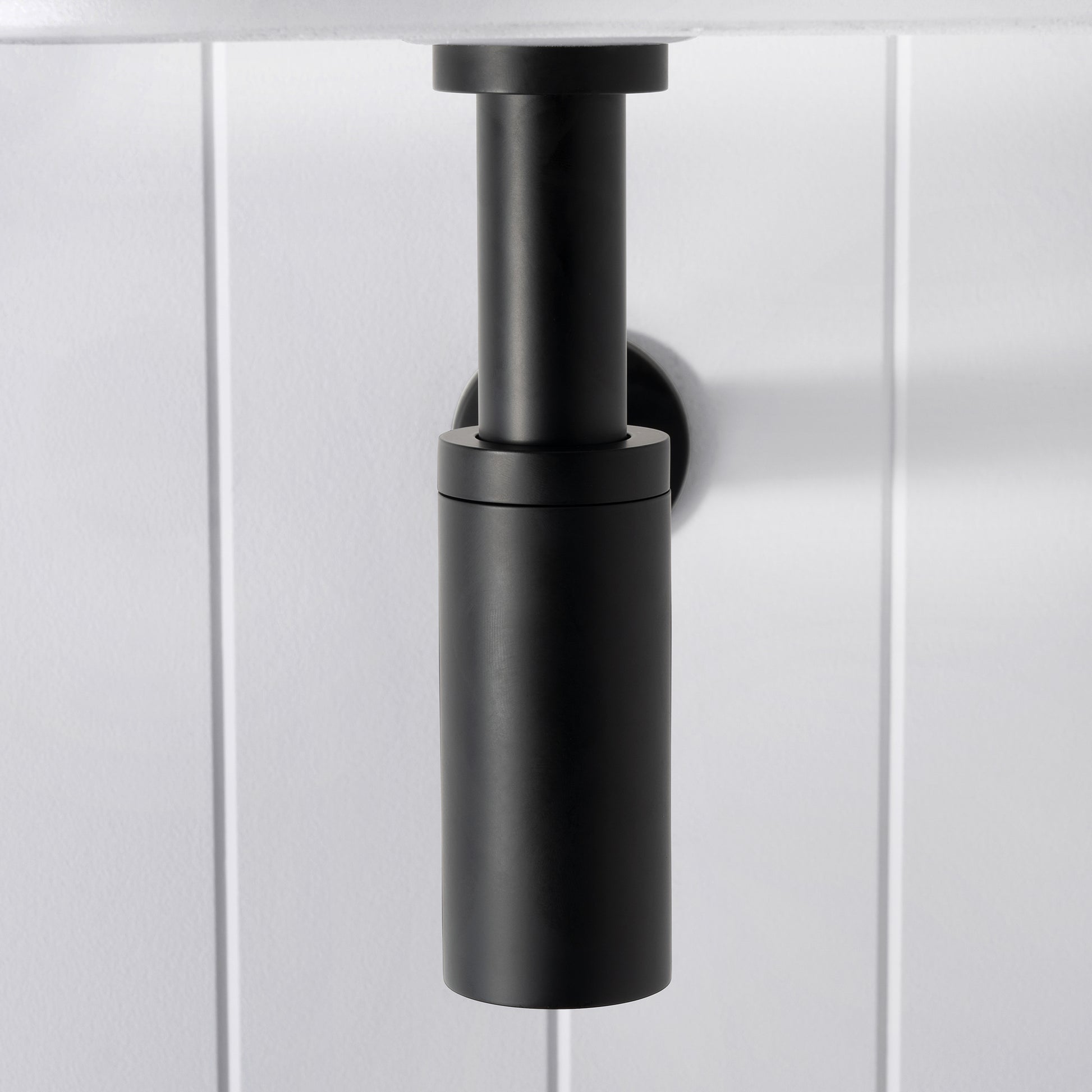 Firenze Basin Bottle Trap - Matte Black