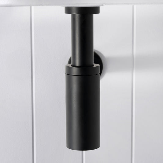 Firenze Basin Bottle Trap - Matte Black