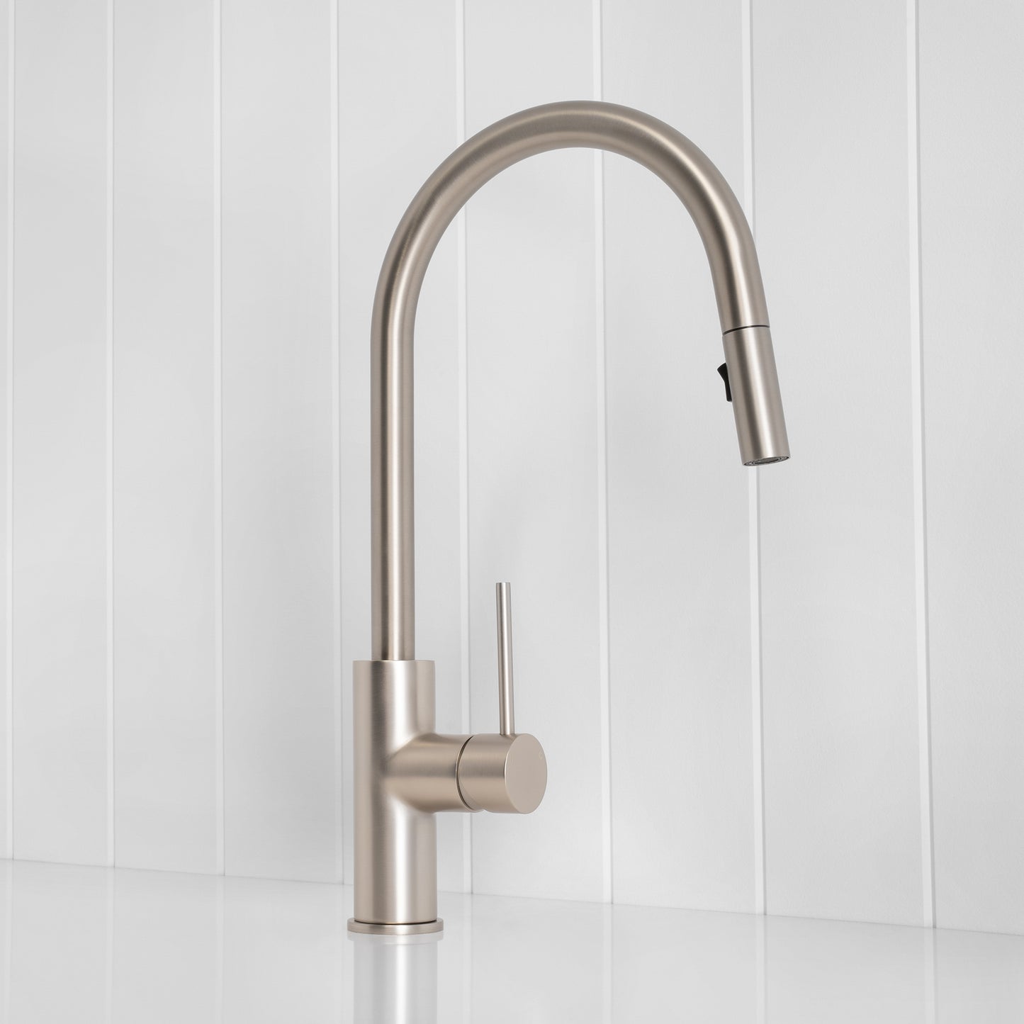 Porto Pull-Out Kitchen Mixer Brushed Nickel